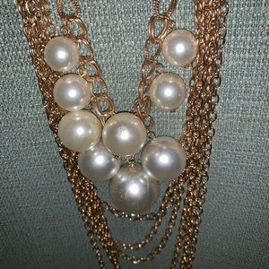 Pearl chain necklace
